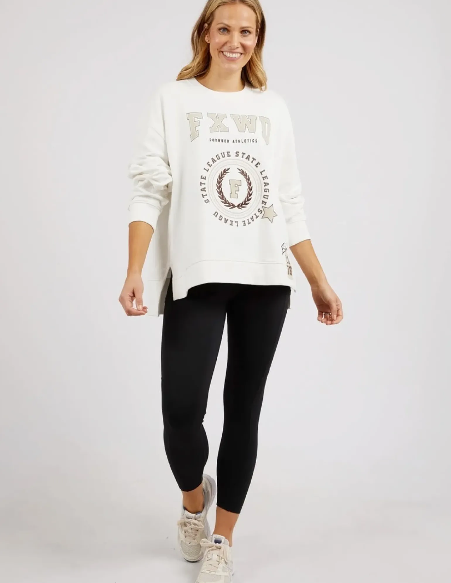 Foxwood Get There Crew - Vintage White