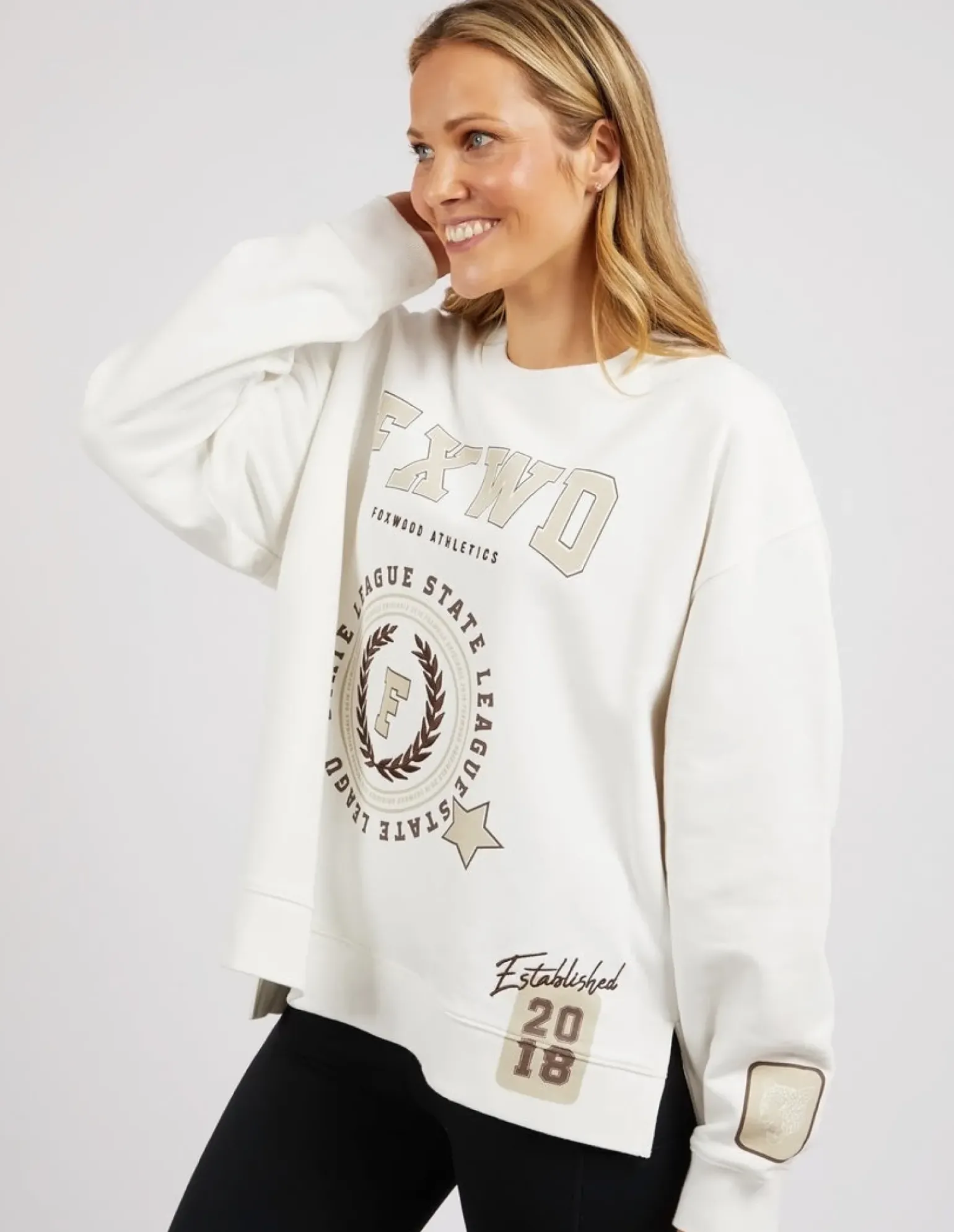 Foxwood Get There Crew - Vintage White