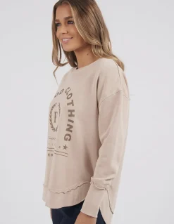 Foxwood Medalion Crew - Oatmeal