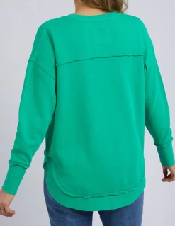Foxwood Simplified Crew - Bright Green