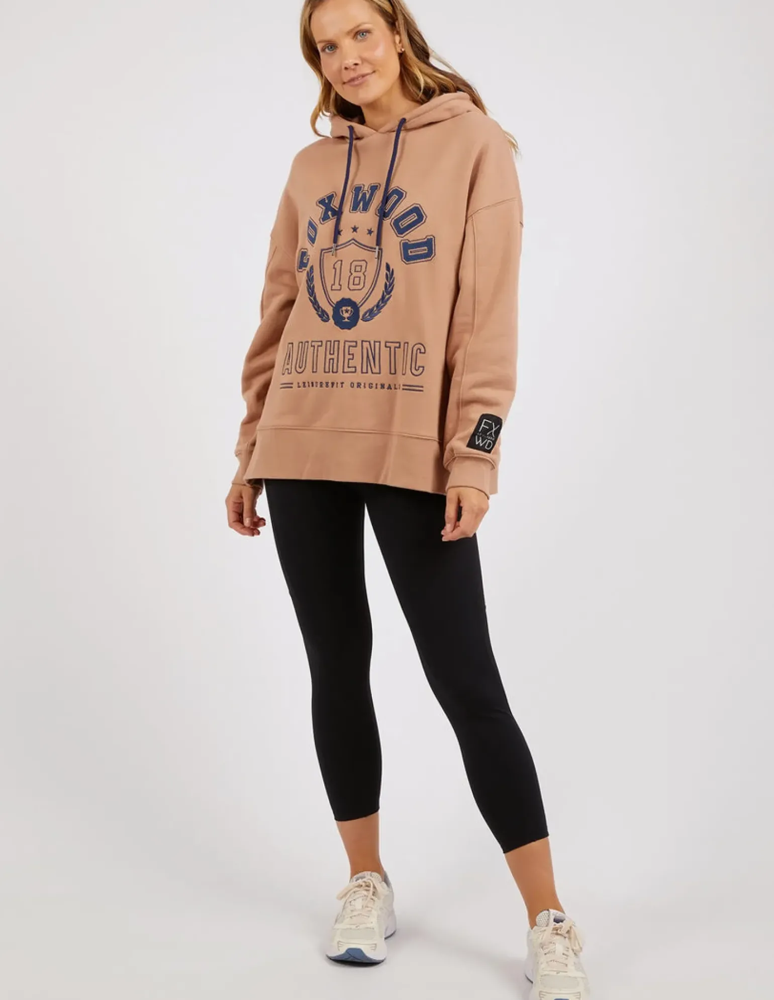 Foxwood Varsity Hoody - Latte