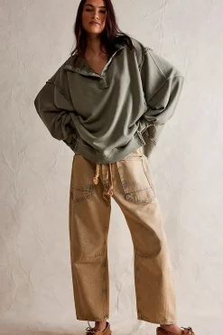 Free People Camden Henley - Laurel Oak