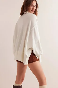 Free People Camden Henley - Optic White