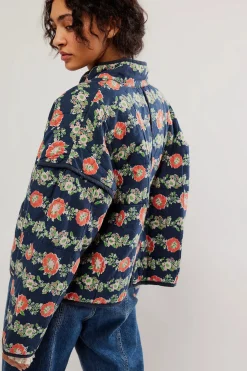 Free People Chloe Jacket- Dusk Combo