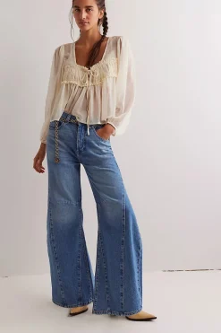 Free People Eden High Slouchy Jean - Homefree