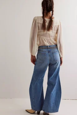 Free People Eden High Slouchy Jean - Homefree