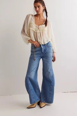 Free People Eden High Slouchy Jean - Homefree