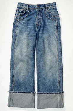 Free People Final Countdown Mid Rise Jean