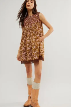 Free People Shea Printed Mini - Chocolate Combo