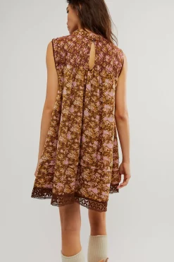 Free People Shea Printed Mini - Chocolate Combo