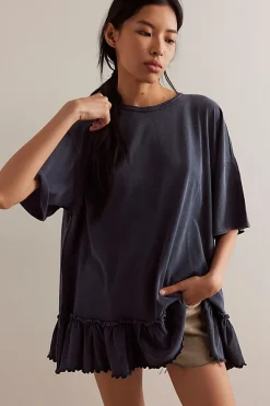 Free People Why Yes Tee - Black