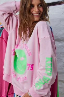 Hammil & Co Happy Sweat - Pink