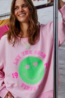 Hammil & Co Happy Sweat - Pink