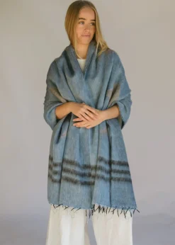 Hobo & Hatch Aztec Poncho- Denim