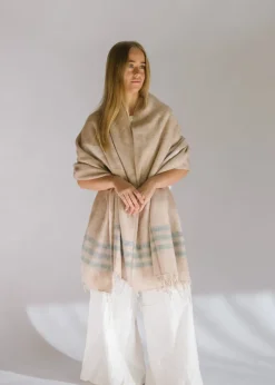 Hobo & Hatch Aztec Poncho- Vanilla
