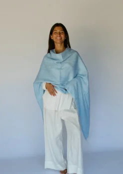 Hobo & Hatch Poncho- Sky