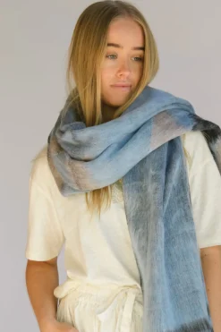 Hobo & Hatch Scarf- Aztec Denim