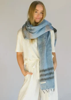Hobo & Hatch Scarf- Aztec Denim