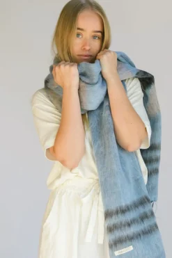 Hobo & Hatch Scarf- Aztec Denim