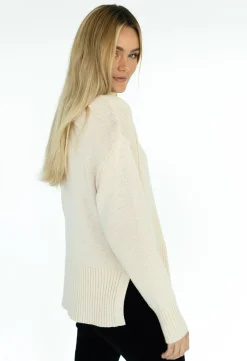 Humidity Gabriel Zip Jumper - Sand