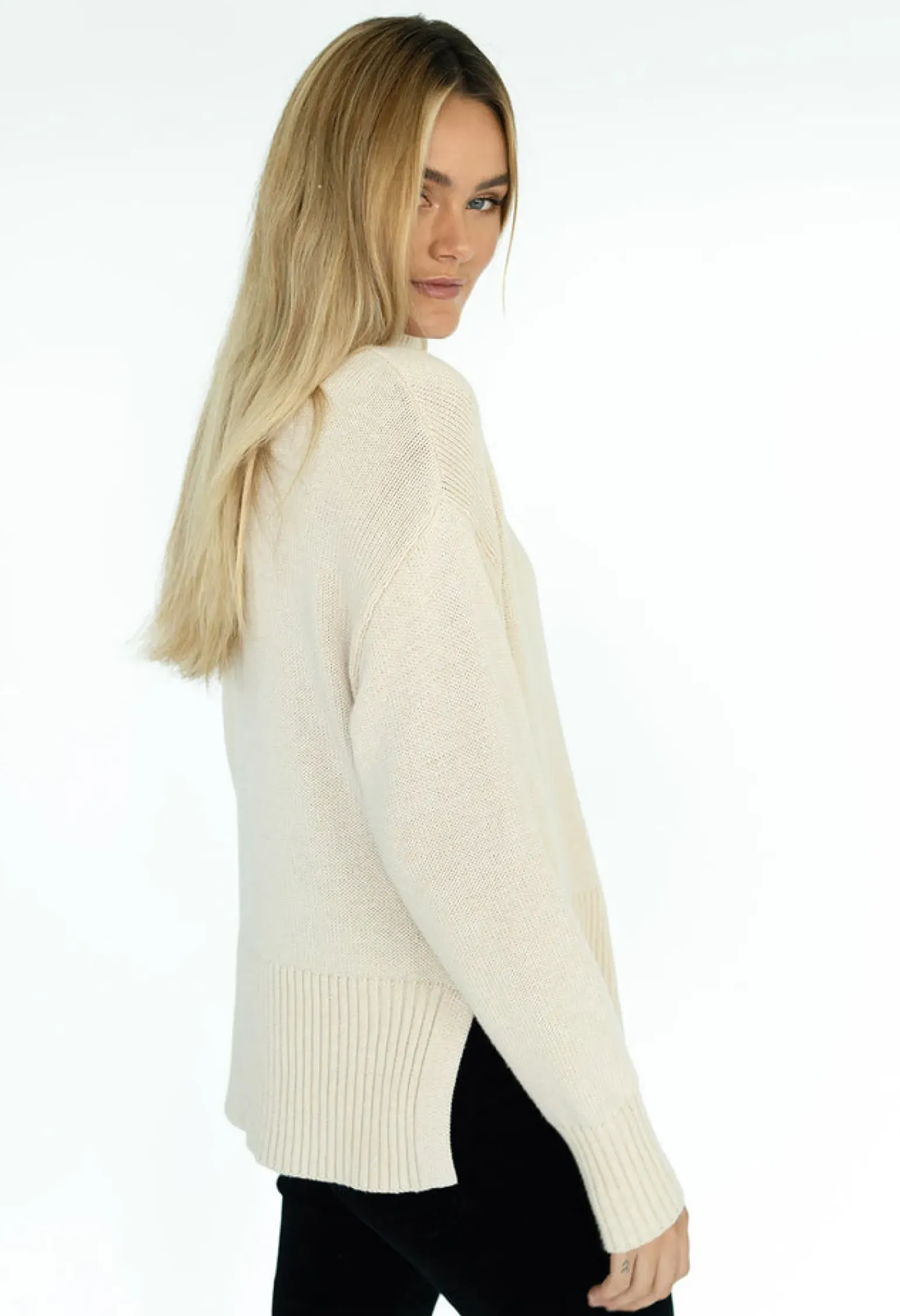 Humidity Gabriel Zip Jumper - Sand