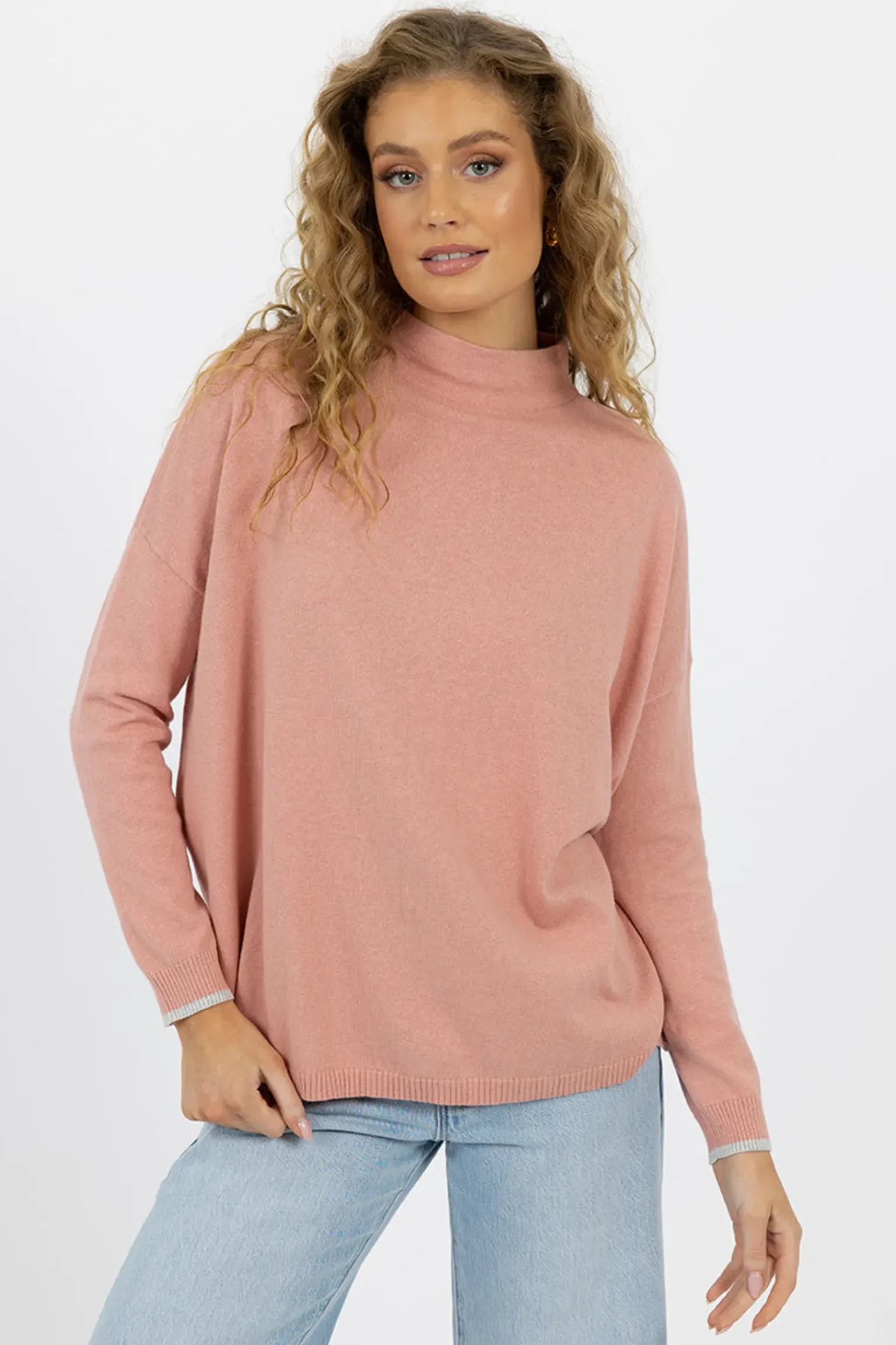 Humidity Heidi Knit Top - Rose