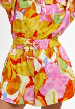 Kinney Juniper Shirt - Capri Abstract