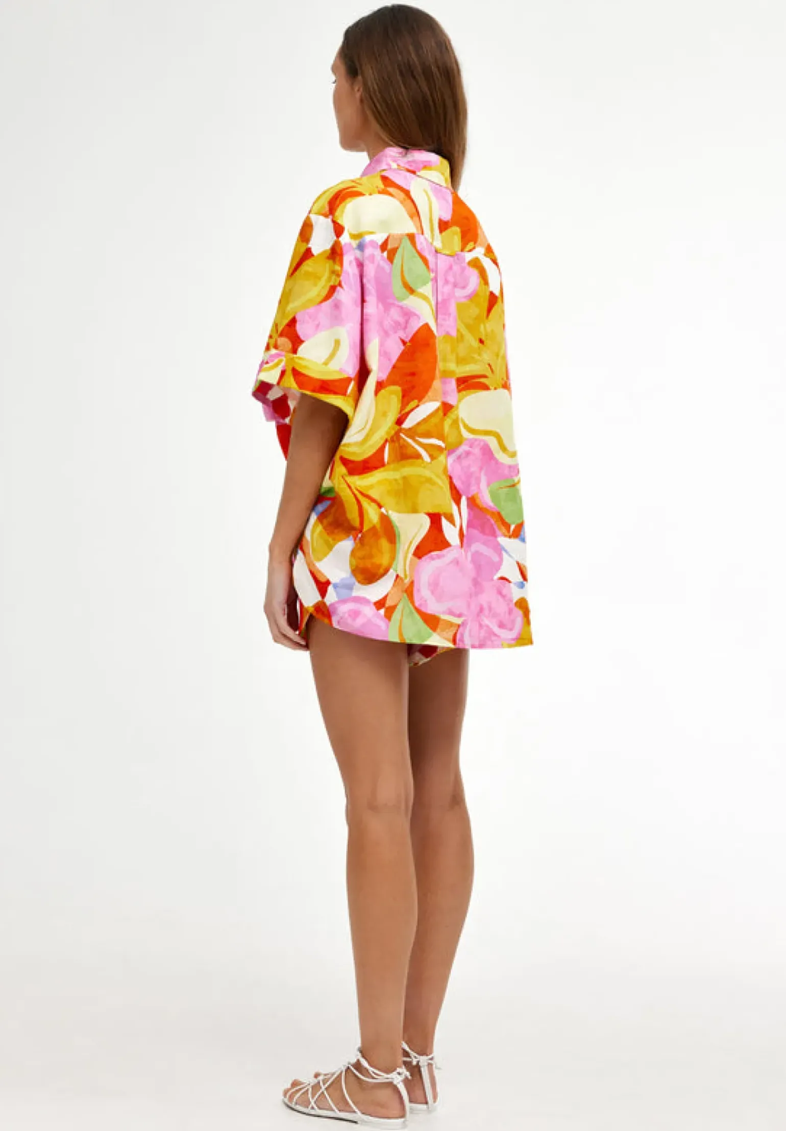 Kinney Juniper Shirt - Capri Abstract