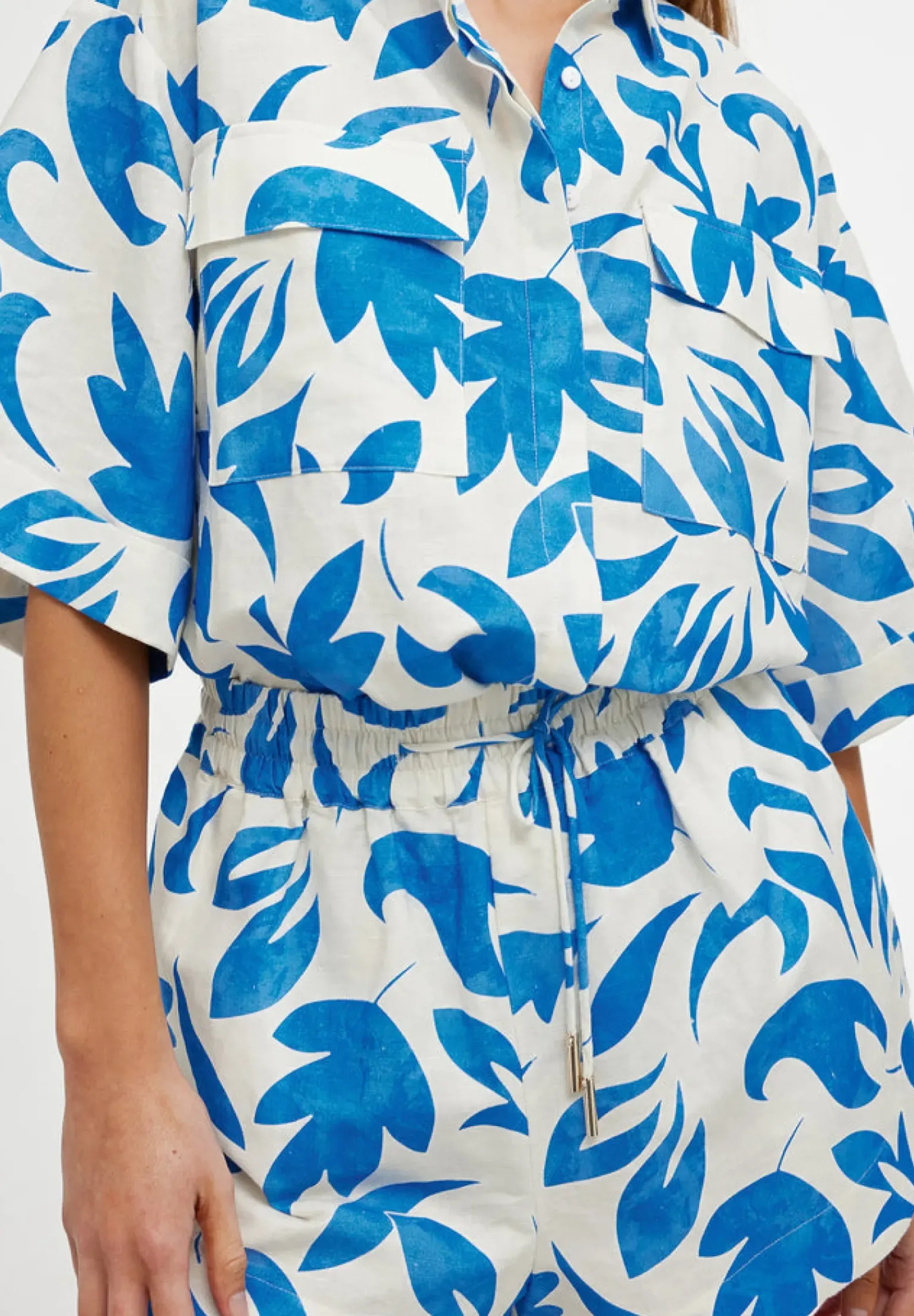 Kinney Juniper Shirt - Mosaic Blue
