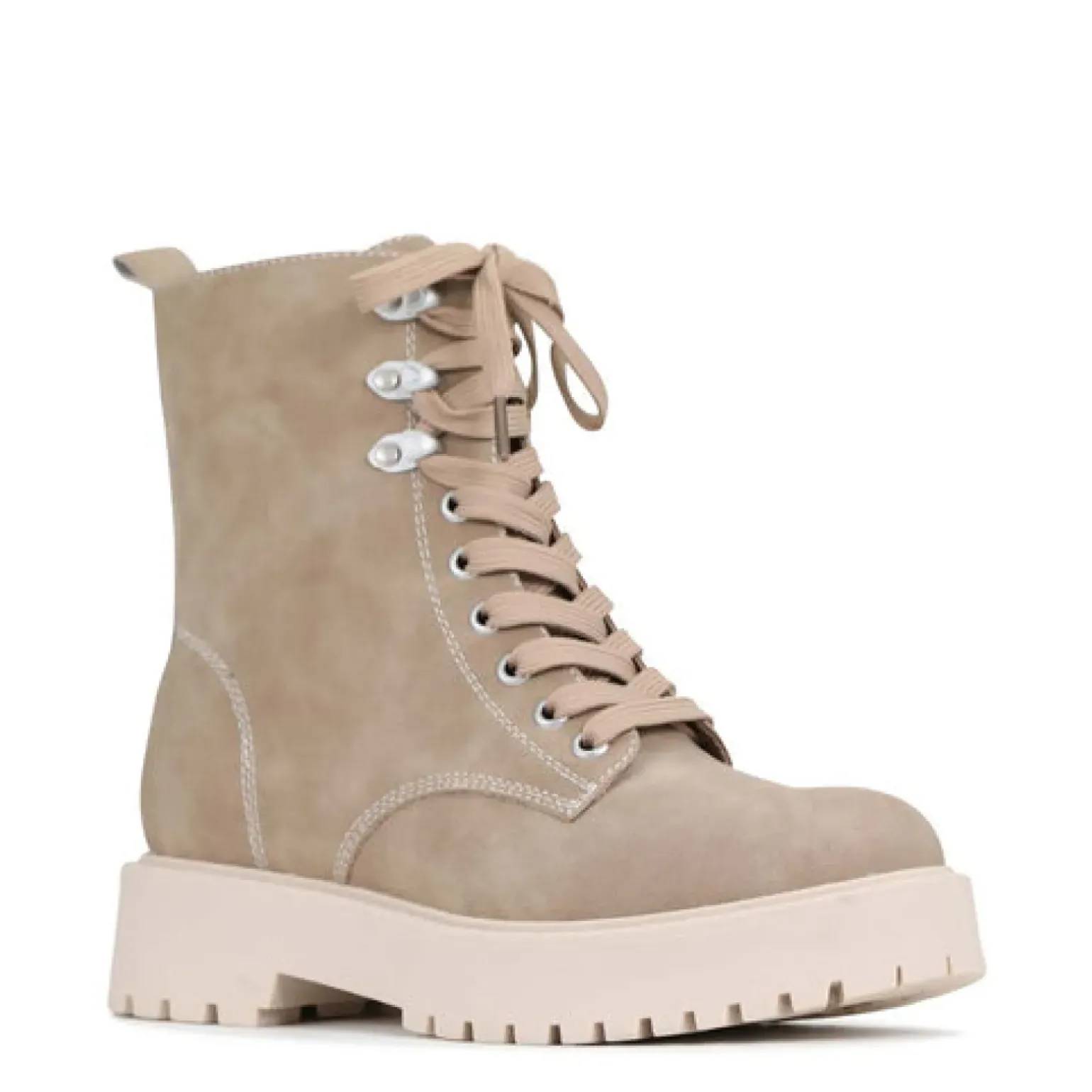 Los Cabos Raine Lace Up Boot - Taupe