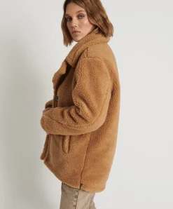 One Teaspoon Tan Teddy Coat