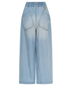 One Teaspoon Tencel Parachute Pants - Soft Blue