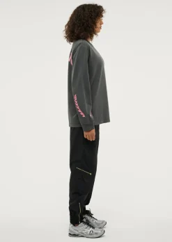 P.E Nation Phoenix Long Sleeve Tee - Washed Dark Shadow