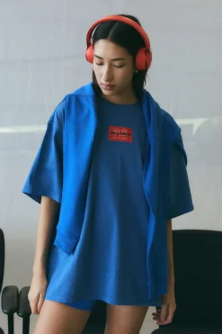 P.E Nation Trifecta Tee - Electric Blue