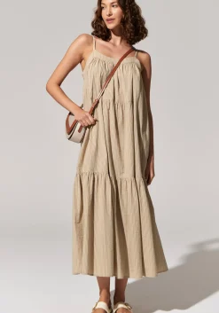 Pol Acacia Sundress - Light Khaki