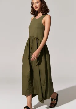 Pol Toya Tank Dress - Khaki