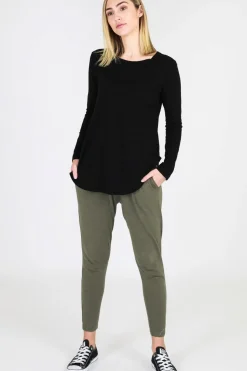 3rd Story Scarlett Long Sleeve Tee - Black