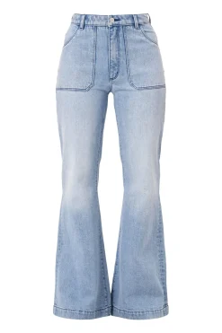 Rolla's Eastcoast Flare Faded Blue - Light Vintage Blue