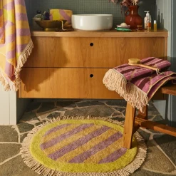 Sage & Clare Jarita Bath Mat - Mauve
