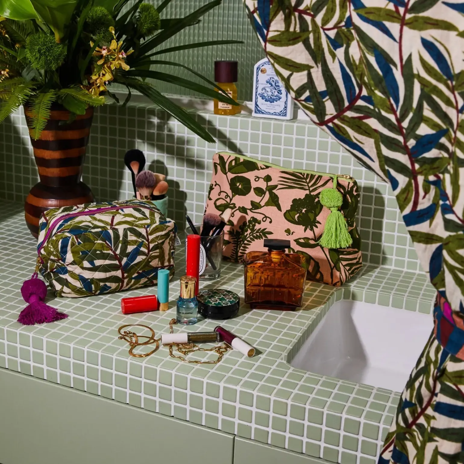 Sage & Clare Safia Cosmetic Bag