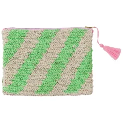 Sage & Clare San Carlos Raffia Clutch