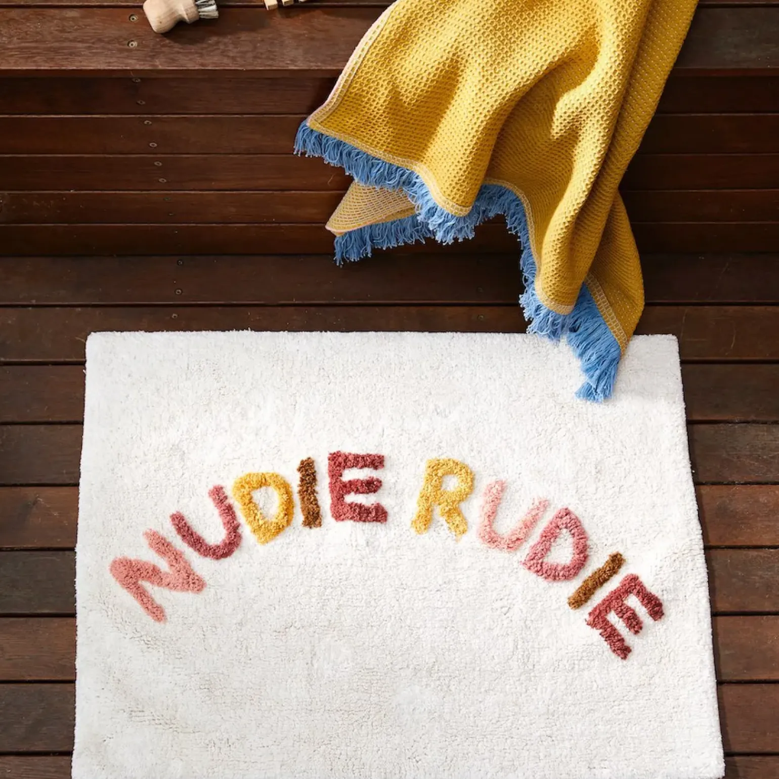 Sage & Clare Tula Nudie Bath Mat - Terra