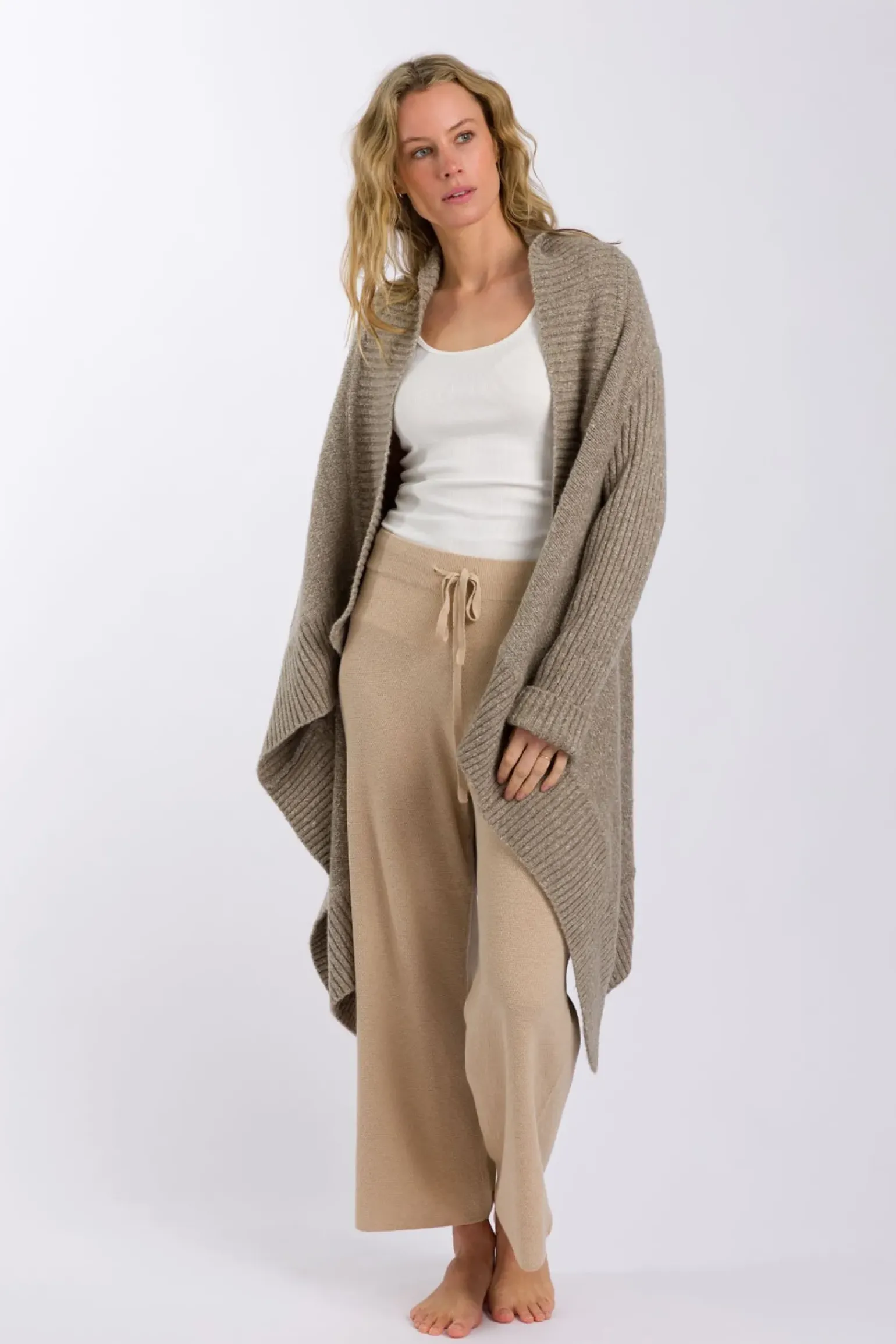 Talamaya Cascade Cardigan - Vintage Khaki
