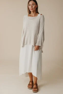 Talamaya Coast to Coast Pullover - Coconut