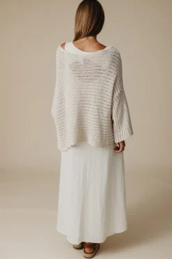Talamaya Coast to Coast Pullover - Coconut