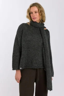 Talamaya Drift Airy Pullover - Heath Green