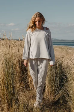 Talamaya Heavenly Fleece Windcheater - Silver Marle