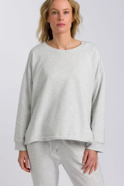 Talamaya Heavenly Fleece Windcheater - Silver Marle