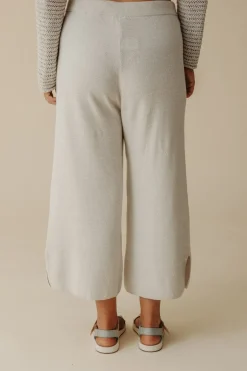 Talamaya Retreat Cotton Twist Pant - Silver & Salt