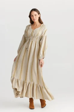 The Shanty Bella Dress - Taj Stripe